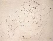 Henri Matisse A woman sitting oil painting